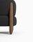 Modern Tobo Armchair in Fabric Boucle Black and Smoked Oak Wood by Collector Studio, Image 3