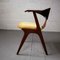 Cow Horn Chair in Teak attributed to Louis Van Teeffelen for Awa/Wébé, 1960s 7