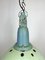 Large Industrial Soviet Green Enamel Pendant Light, 1960s, Image 2