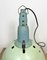 Large Industrial Soviet Green Enamel Pendant Light, 1960s, Image 13