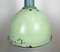 Large Industrial Soviet Green Enamel Pendant Light, 1960s, Image 5