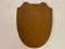 Italian Brass Shield-Shaped Mirror, 1950s 6