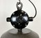 Large Dark Grey Enamel Industrial Factory Lamp from Elektrosvit, 1960s 4