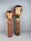 Vintage Kokeshi Dolls, 1960s, Set of 2 1