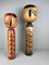 Bambole Kokeshi vintage, anni '60, set di 2, Immagine 5