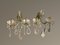 Antique Crystal Sconces, 1920s, Set of 2 1