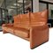 Maralunga 3-Seater Sofa in Cognac Leather by Vico Magistretti for Cassina, 1978, Image 9