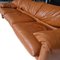 Maralunga 3-Seater Sofa in Cognac Leather by Vico Magistretti for Cassina, 1978 13