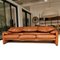 Maralunga 3-Seater Sofa in Cognac Leather by Vico Magistretti for Cassina, 1978, Image 1