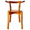 Wooden Chairs, Italy, 1970s, Set of 4 8