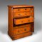 Antique English Wellington Oak Chest of Drawers 2