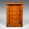 Antique English Wellington Oak Chest of Drawers 3