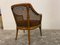 Vintage Chippendale Giorgetti Faux Bamboo & Rattan Easy Chair, 1970s 5