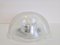 Vintage Deckenlampe aus Metall & Eisglas von Peill & Putzler 7