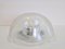 Vintage Metal and Ice Glass Ceiling Lamp from Peill & Putzler, Image 7