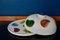 Käseglocke aus Keramik von Elchinger, 1950er, 2er Set 3