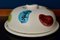 Campana de queso de cerámica de Elchinger, años 50. Juego de 2, Imagen 8