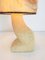 Stone & Wool Brutalist Art Table Lamp, 1970s 3