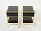 Black Lacquered Brass Nightstands from Michel Pigneres, 1970s, Set of 2, Image 9