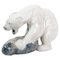 No. 1108 Polar Bear and Seal Figurine by Knud Kyhn for Royal Copenhagen, 1909, Image 1