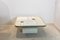 Brutalist One-Off White Marble & Brass Artwork Coffee Table by Kingma, Image 4
