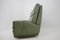 Green Leatherette 3-Seater Sofa, Czechoslovakia, 1970s 6