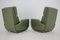 1970s Green Leatherette Armchairs, Czechoslovakia, Set of 2, Image 11