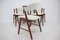 Teak Model 32 Dining Chairs in Sheepskin Fabric by Kai Kristiansen, 1960s, Set of 6 10