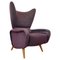 Mid-Century Wing Chair Inspired by Marco Zanuso, 1970s 1