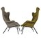 Fibreglass Wing Chairs attributed to Miroslav Navratil, 1970s, Set of 2, Image 1