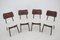 Teak Dining Chairs Model 74 by Ib Kofod-Larsen, Denmark, 1960s, Set of 4, Image 4