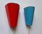 Mid-Century Wall Lamps attributed to Josef Hurka, 1968, Set of 2, Image 7
