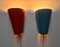 Mid-Century Wall Lamps attributed to Josef Hurka, 1968, Set of 2, Image 13