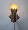 Funktionalistische Art Deco Wandlampe aus Chrom, 1930er 5