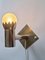Funktionalistische Art Deco Wandlampe aus Chrom, 1930er 9