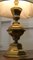 Large Bulbous Octagonal Brass Table Lamp, 1960s 6