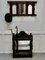 Viktorianischer Ständer aus geschnitztem Eichenholz & passendem Spiegel, 1860, 2er Set 4