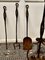 French Gothic Wrought Iron Manor House Fire Tool Companion Set, 1830, Image 5
