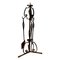 French Gothic Wrought Iron Manor House Fire Tool Companion Set, 1830, Image 1