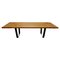 Modernist Extending Golden Oak Dining Table, 1960 1