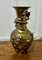Large Oriental Decorated Brass Vase, 1900 3