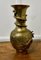 Large Oriental Decorated Brass Vase, 1900 6