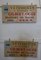 French Haberdashery Market Stall Hanging Signs, 1930s, Set of 2 2