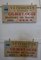 French Haberdashery Market Stall Hanging Signs, 1930s, Set of 2, Image 2