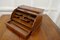 French Arts and Crafts Oak Stationary Box with Tambour, 1890 4