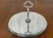 French Silver Plated and Glass Cake Stand, 1960s, Image 2