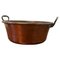 Large 19th Century Double Handled Copper Pan, 1850s 1