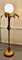 French Conservatory Painted Toleware Floor Lamp, 1960s 10