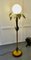 French Conservatory Painted Toleware Floor Lamp, 1960s 6