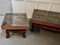 Indian Teak Coffee Table and Side Tables Carved with Elephants, 1970, Set of 3 6